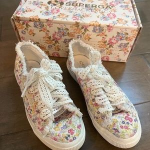 LoveShackFancy x SUPERGA sneakers - Size 7